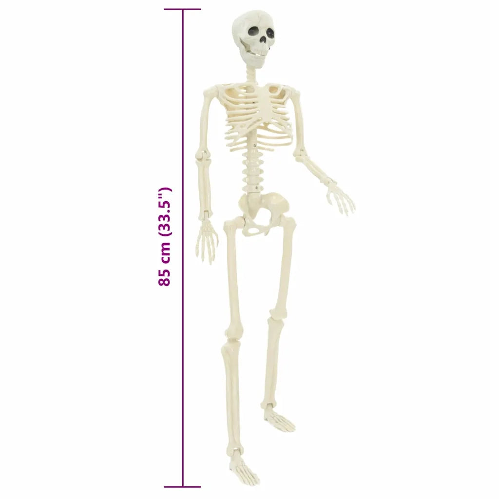 Scheletro di Halloween 2 pz Bianco 85 cm PVC CFW1157158