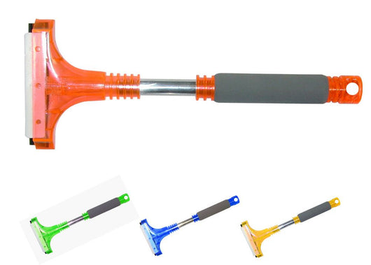 Raschiaghiaccio Deluxe parabrezza auto larghezza lama 10 cm manico alluminio spugna