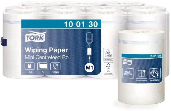 Mini Wiping Pannelli di Carta per Pulizia - 11 Rulli Centerfeed per una Pulizia Efficiente