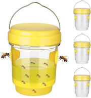 Val per api con sostanza attrattiva riutilizzabile - efficace trappola per api per esterni - trappola per insetti professionale - effetto 360 gradi - diametro 9 x 13 cm