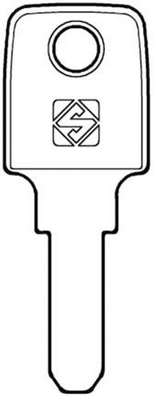 chiave punzonata silca mer39 cod:ferx.74190