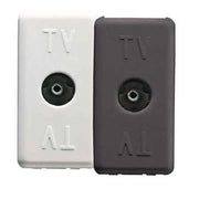 PRESA COASSIALE TV FEMMINA 'SYSTEM' Bianco - GEWISS