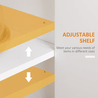 Credenza Moderna 3 Cassetti e 3 Ante 101x39x82 cm in MDF e Truciolato Bianco