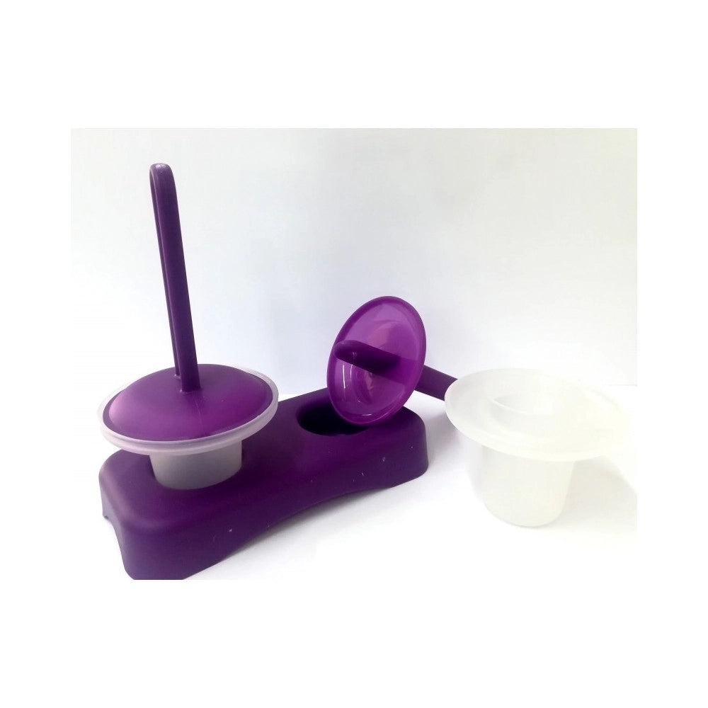 Trade Shop - Kit 4 Formine Mini Per 4 Ghiaccioli Gelato Stampi Colorati Bambini Fai Da Te -