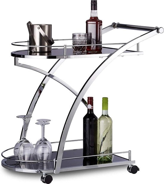 Trolley per cucina – ripiani per cucina - Trolley di archiviazione con ruote – con livelli – sostenibile -spazievantaggio