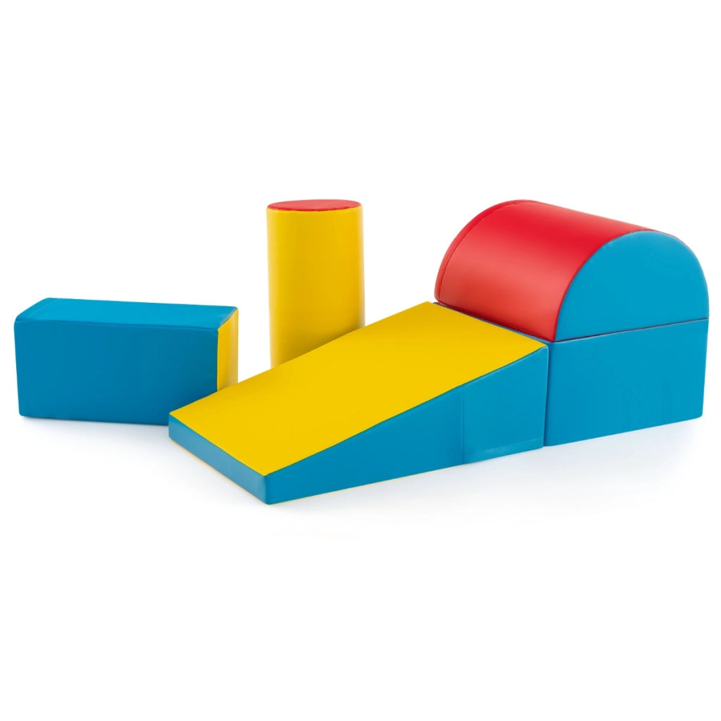 Set di gioco da arrampicata per bambini da 5 pezzi, Strutture di gioco in schiuma impermeabili Colorato 2-Giocattoli educativi