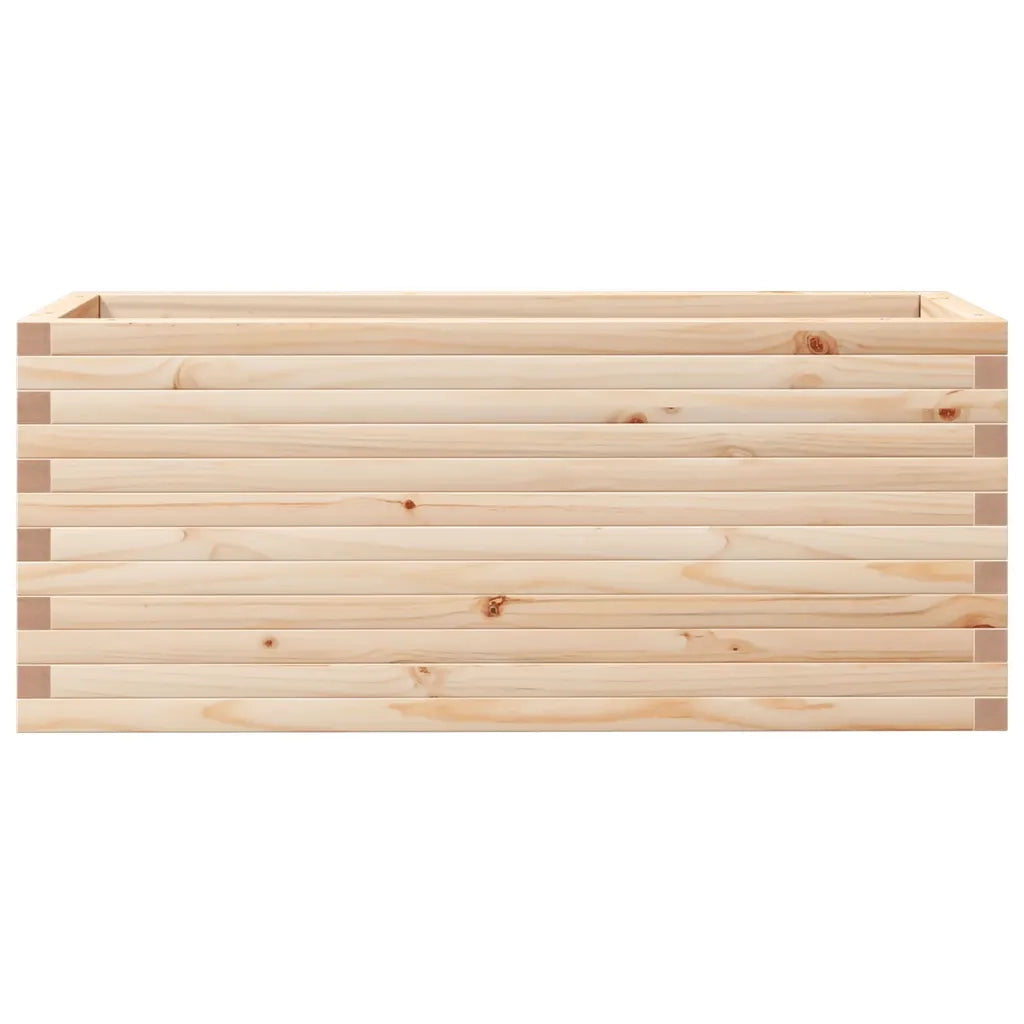 vidaXL Fioriera da Giardino 110x40x45,5 cm in Legno Massello di Pino