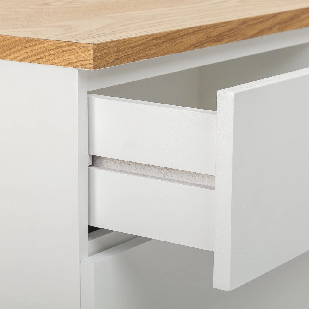 Comodino in legno con 1 cassetto e 1 anta 45x35x60h cm