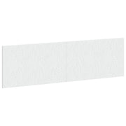 Testiera da Muro DELFT Bianco Legno ingegnerizzato 897155