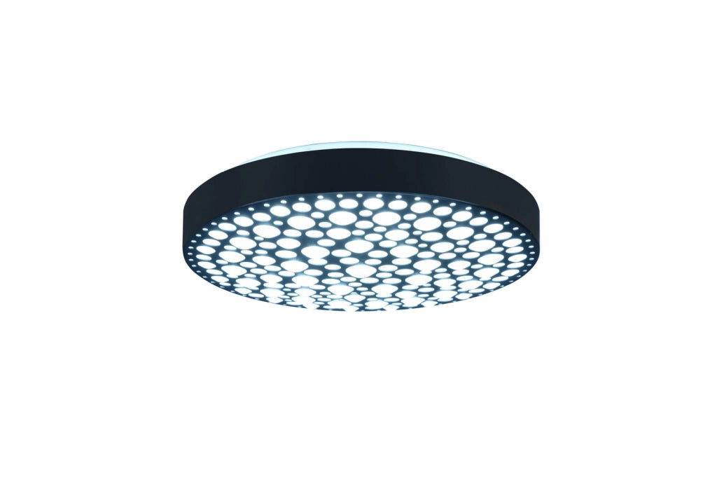 Plafoniera LED CHIZU 22W CCT 2700-6000K nera 40,5cm RL