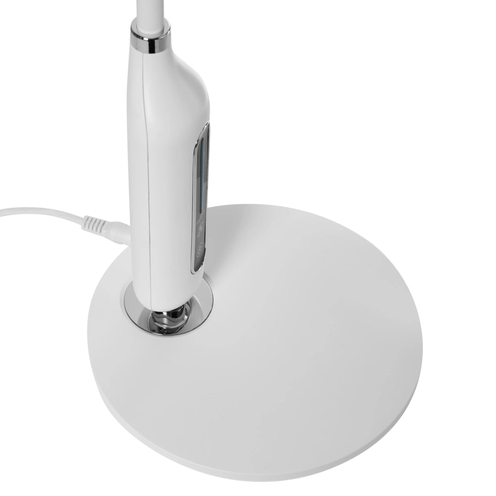 Lampada da ufficio LED bianco materiale sintetico braccio regolabile 38 cm ufficio cameretta soggiorno