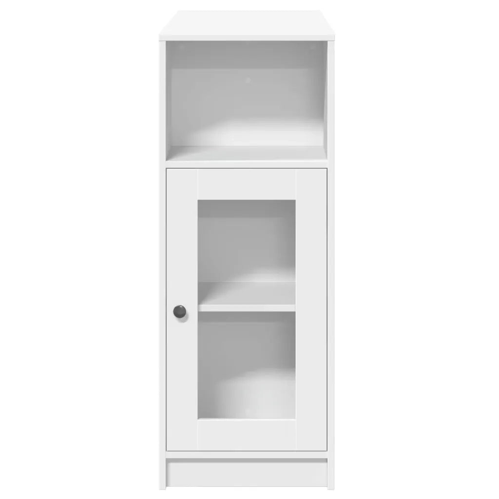 Tavolo Bar con Rastrelliera Bianco 101x40x103,5 cm Multistrato