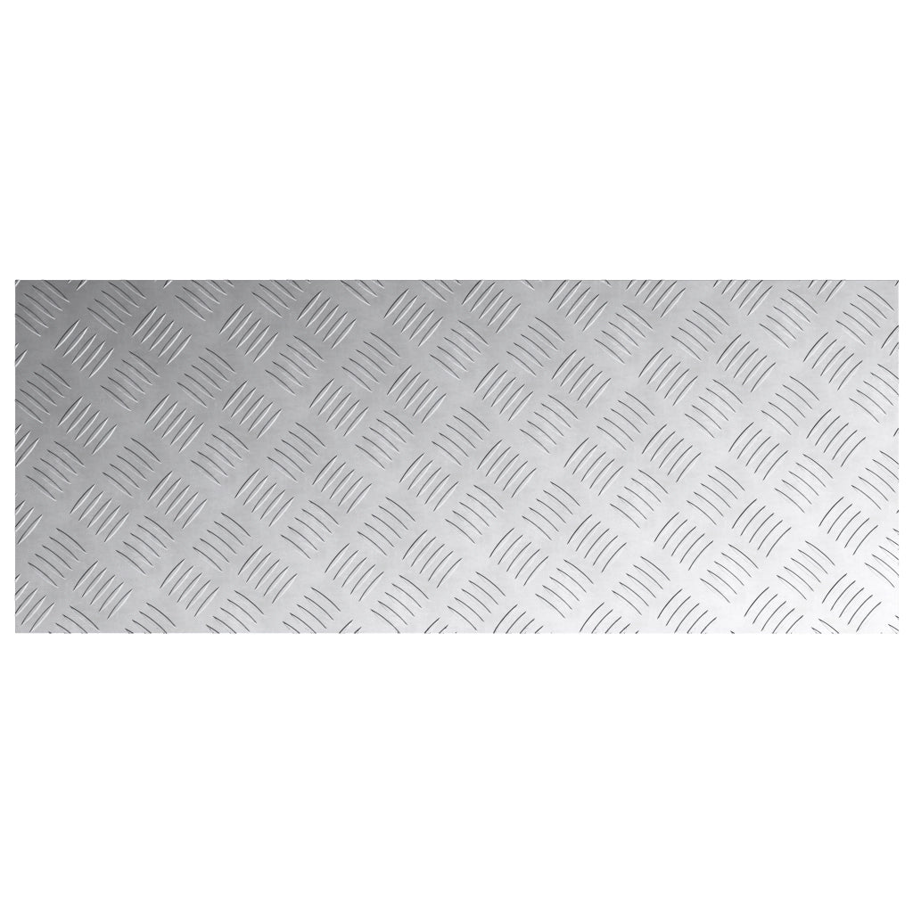 Piaste in Alluminio a Scacchi 2 pcs Antiscivolo 100x40 cm