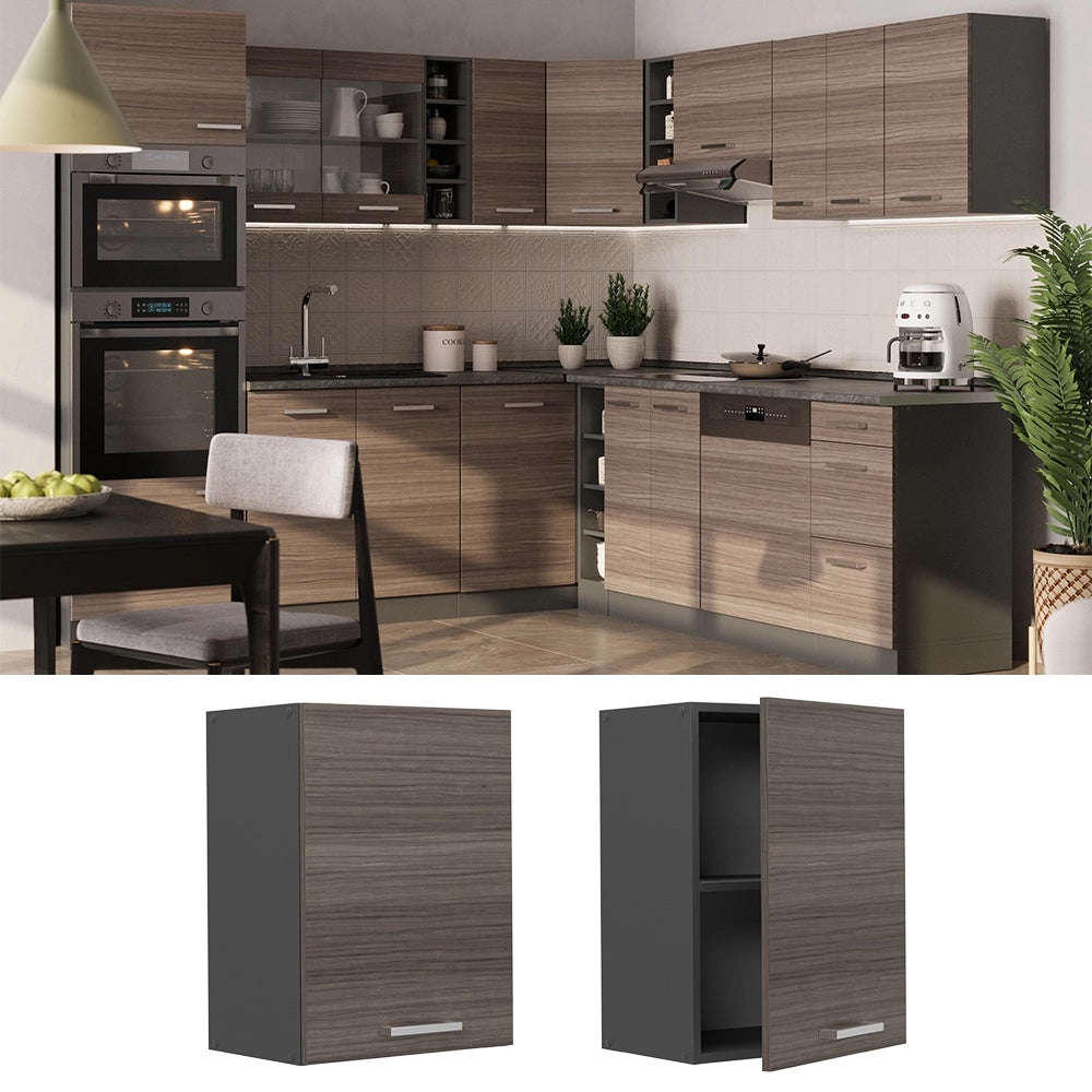 Pensile da cucina R-Line Grigio nobile/Antracite 45 cm Vicco