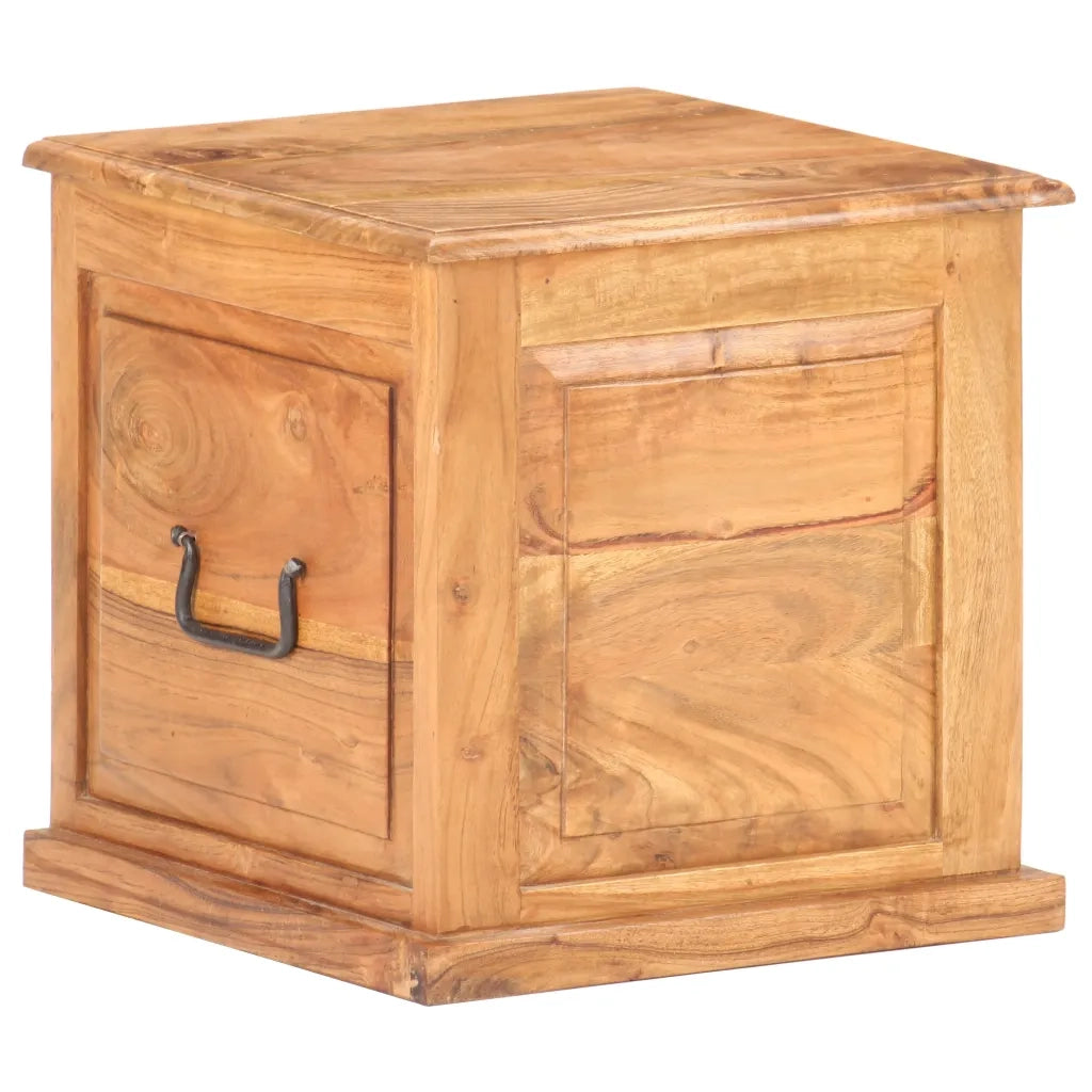 Baule 40x40x40 cm in Legno Massello di Acacia cod mxl 41094