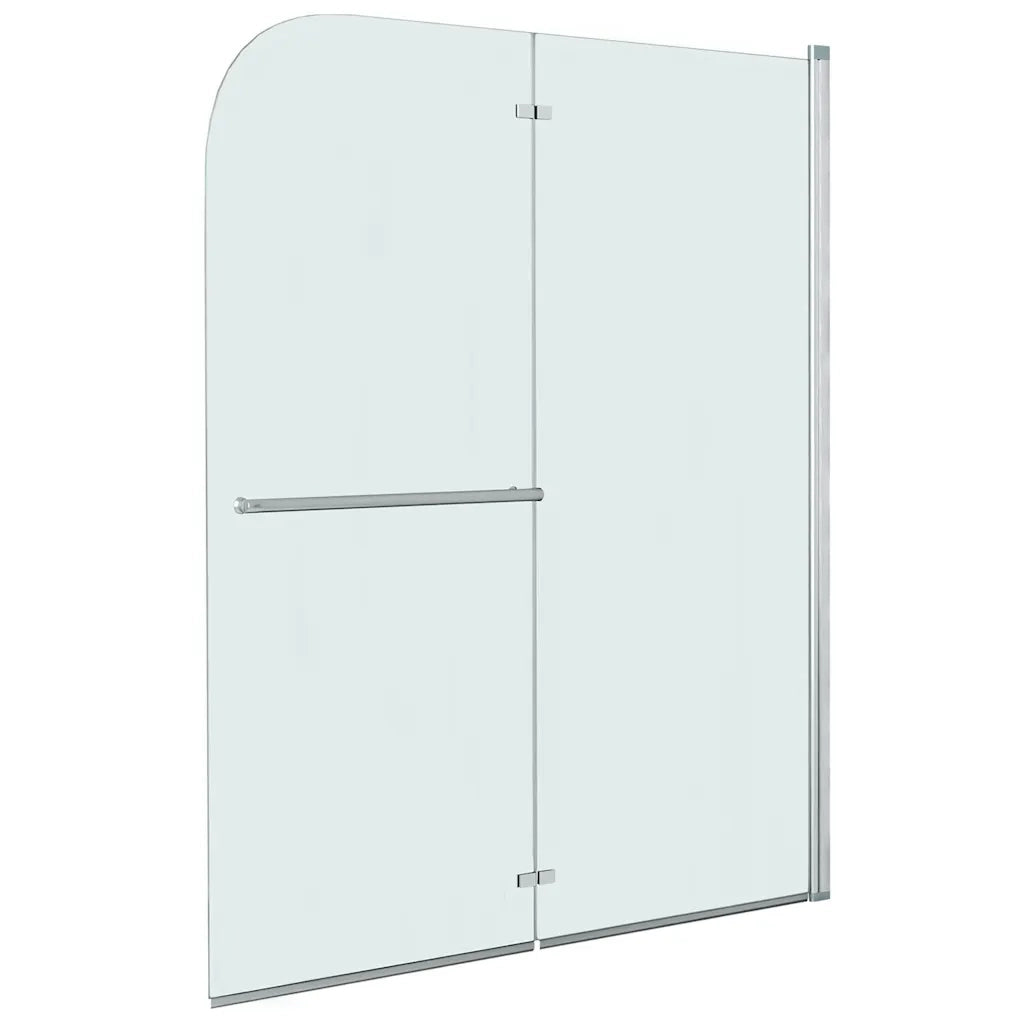 Box Doccia Pieghevole a Libro 2 Pannelli in ESG 120x140 cm 144677
