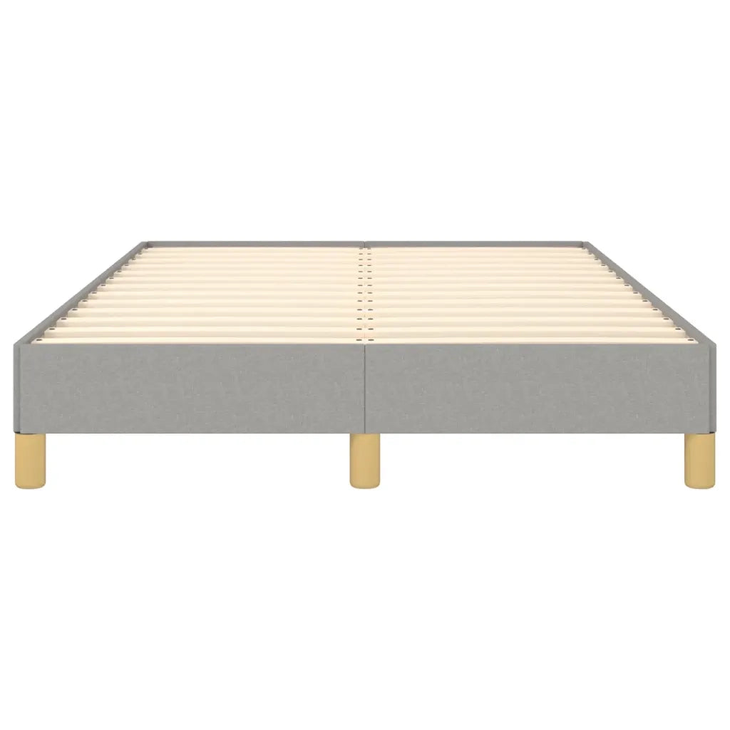Giroletto senza Materasso-Struttura Letto Grigio Chiaro 120x190 cm in Tessuto 282722
