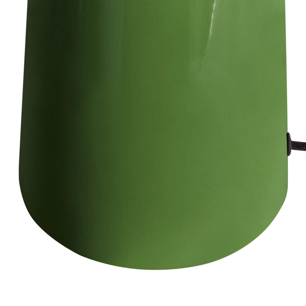 Lampada da comodino moderna con paralume in tessuto finto scamosciato di forma irregolare e base in ceramica verde oliva Stile moderno Soggiorno Camera da letto