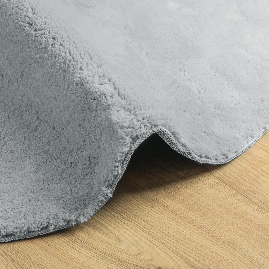 Tappeto per area grigio 100x200 cm antiscivolo