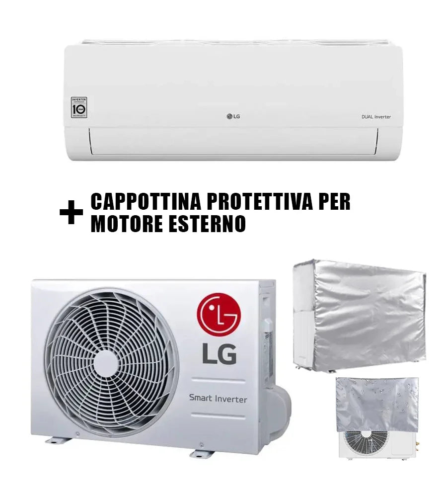 Climatizzatore LG DUALCOOL Inverter 9000 Btu S09EC NSJ Wi-Fi R-32 Classe A++/A+ con Telo Omaggio