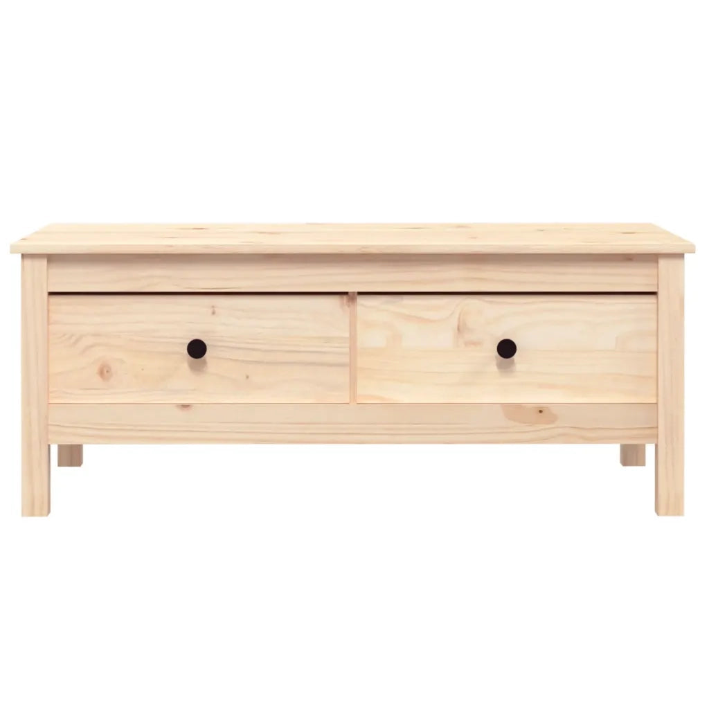 Tavolino da Salotto 100x50x40 cm Legno Massello di Pino 814604