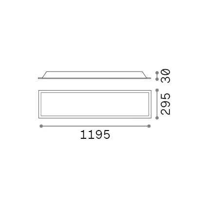 Faretto Ad Incasso Led Panel 40W 6700Lm 4000K Ip20 Bianco