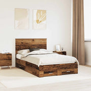 Struttura del letto con testiera Legno vecchio 120 x 190 cm 3409674