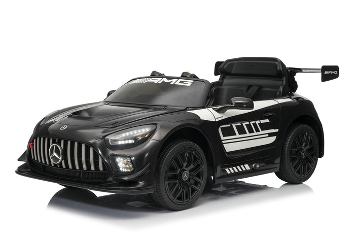 Macchina Elettrica per Bambini Licenza Ufficiale Mercedes Benz GT3 Telecomandata 12V 4,5Ah Nero