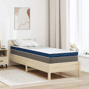 vidaXL Guanciali per materassi Bianco e blu 80 x 200 cm