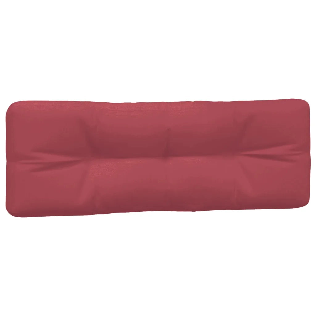 Cuscini per Pallet 7 pz Rosso Vino in Tessuto 3217151