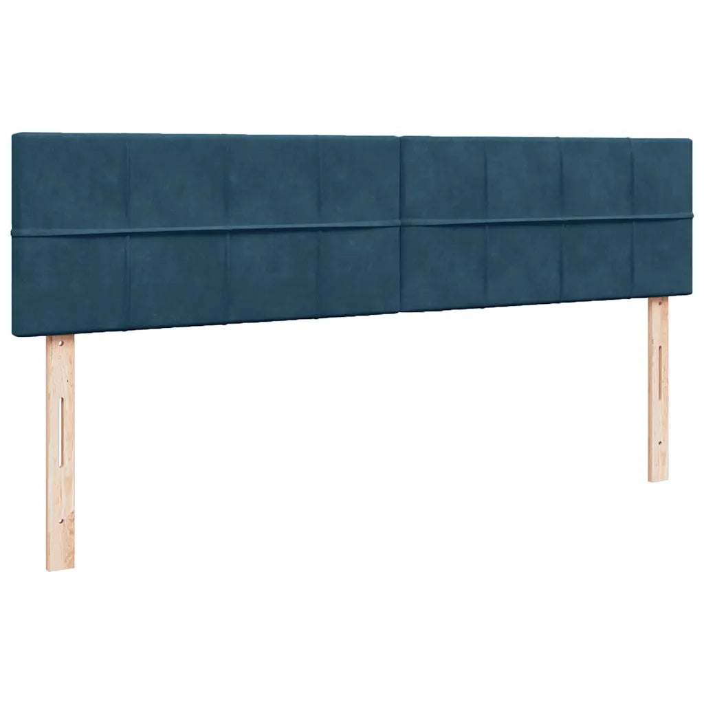 Struttura Letto Pouf con Materasso 200x200 cm in Velluto 3311799