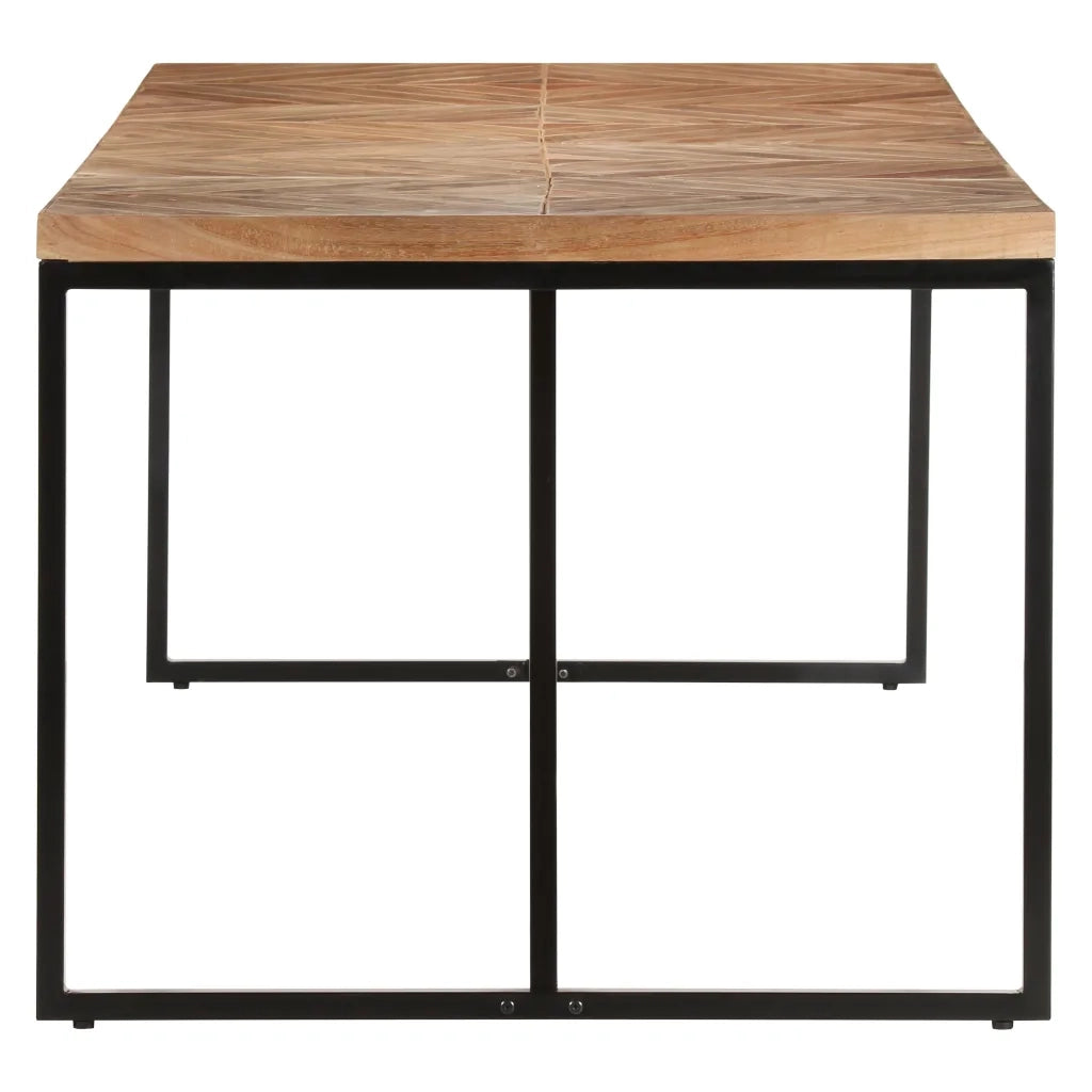 Tavolo da Pranzo 200x90x76 cm Legno Massello di Acacia e Mango 323554