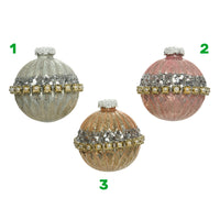 PALLE IN VETRO CON PAILETTES