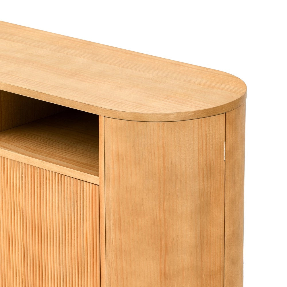 Credenza Moderna con Ante e Vani ¨C MINIMAL ¨C Naturale