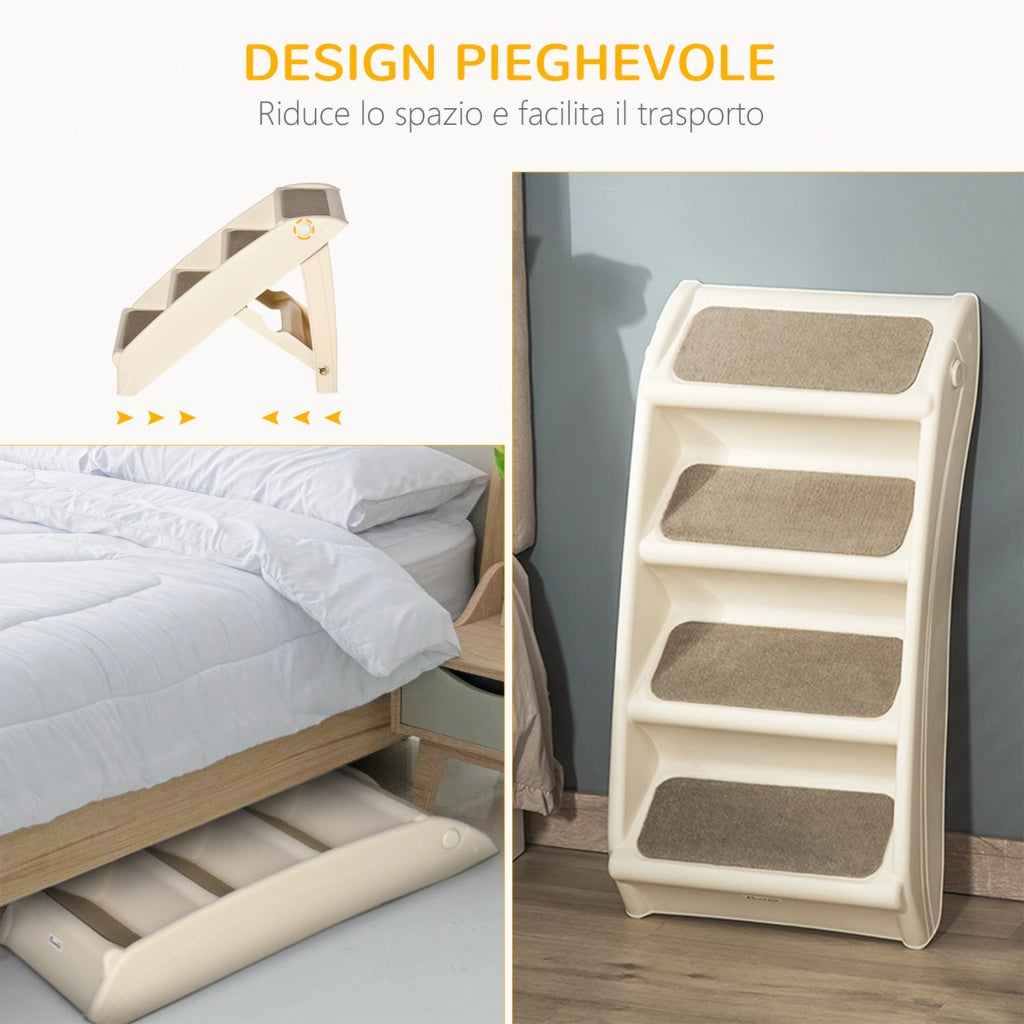 Scaletta per Cani Pieghevole ¨C Minimal ¨C Beige