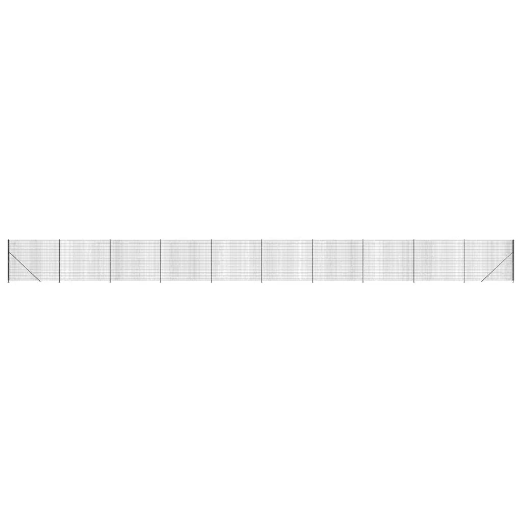 Recinzione Metallica con Flangia Antracite 1,6x25 m 154300