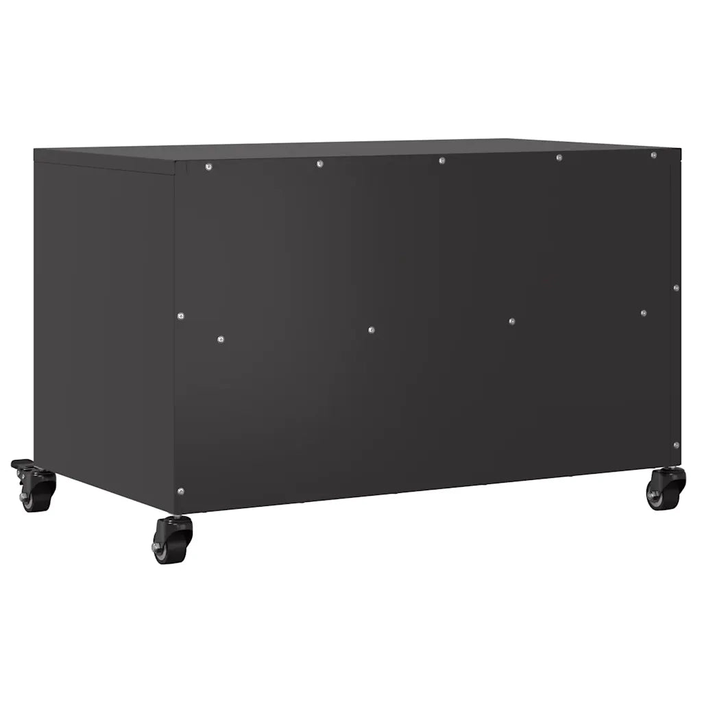Mobile TV-Credenza per TV-Console TV Nero 68x39x43,5 cm in Acciaio 911147