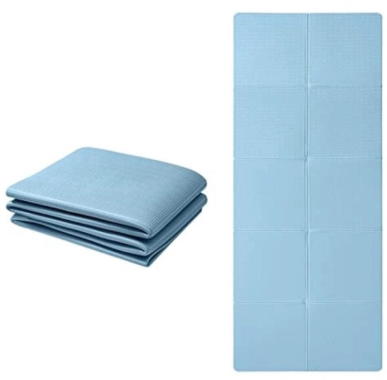 Mat di yoga pieghevole - Antiscivolo e trasportabile - 1 pezzo - 183 x 61 x 0,6 cm