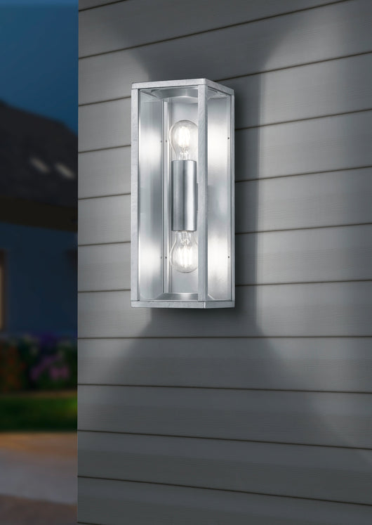 Applique da Esterno  E27 in Pressofusione di alluminio Zinco