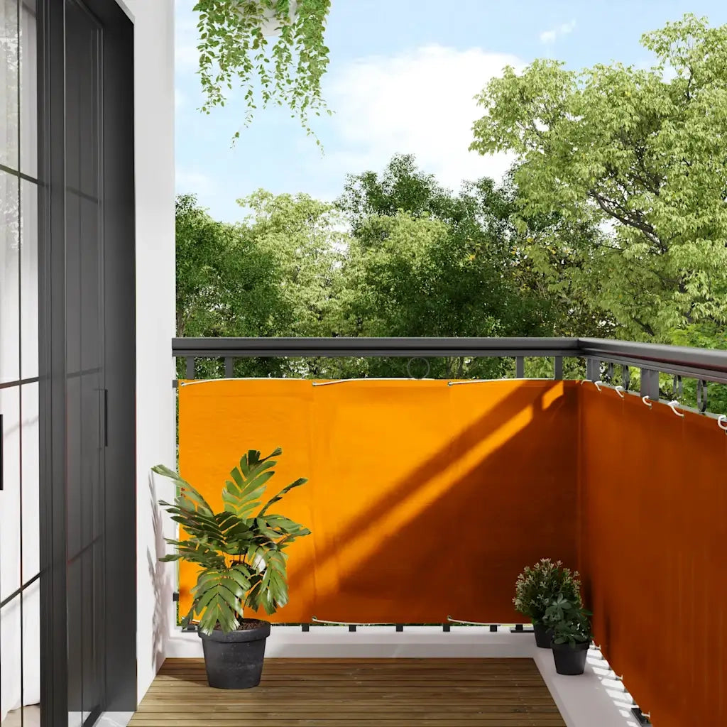 Paravento da Balcone Arancione 90x1000cm 100% Poliestere Oxford CFW4752792