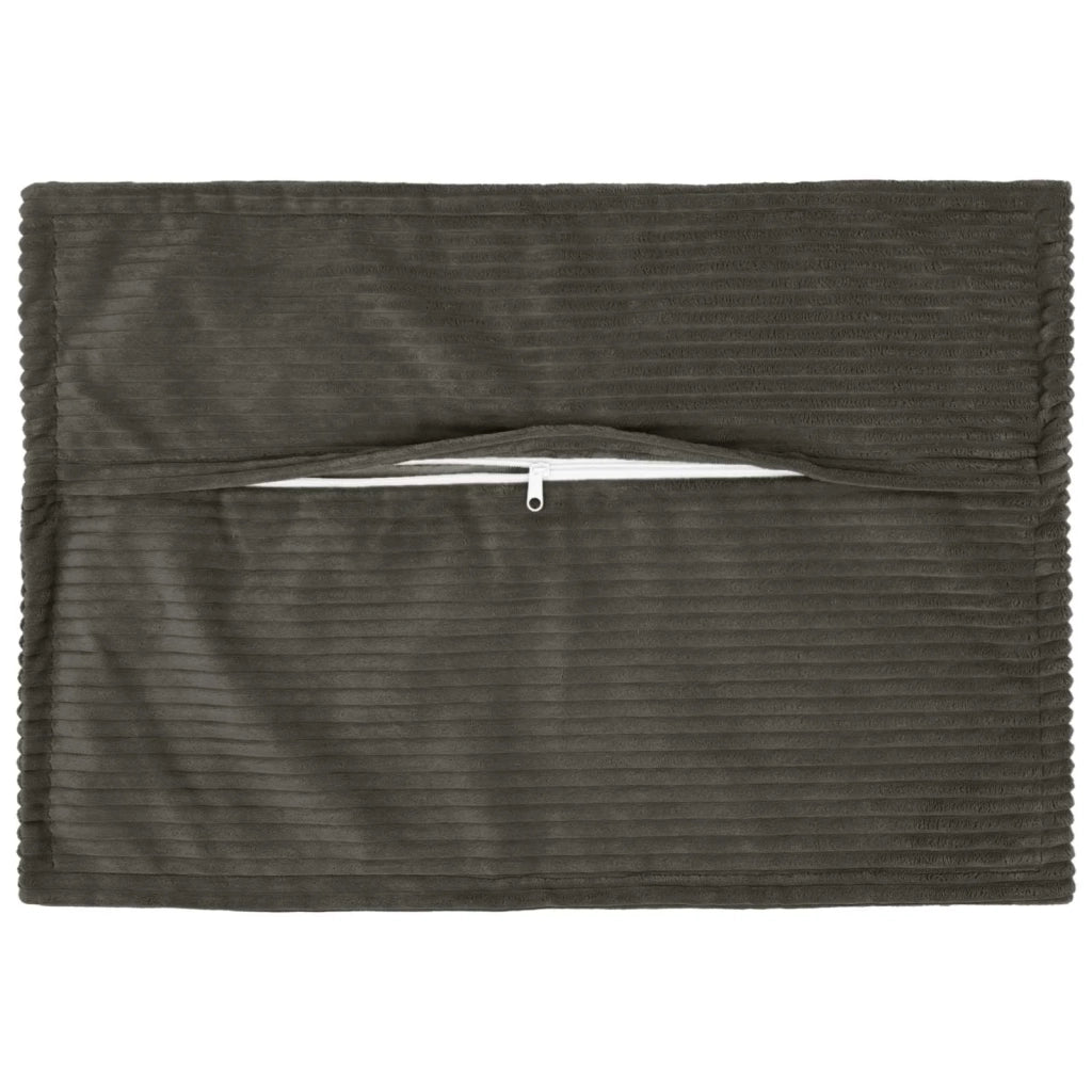 Federa 2 pz HOUTEN Antracite 50 x 75 cm corduroy 919815