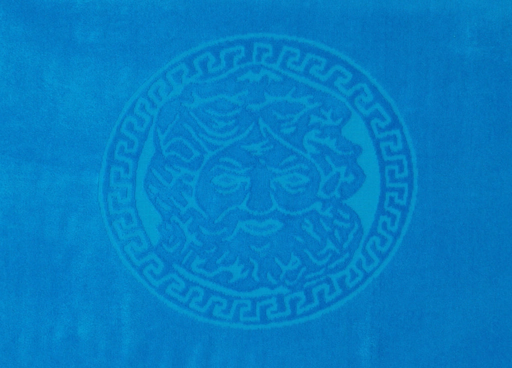 Telo Mare Jacquard Spugna Asciugamano Spiaggia Disegno New Cameo - Telo Mare - Turchese