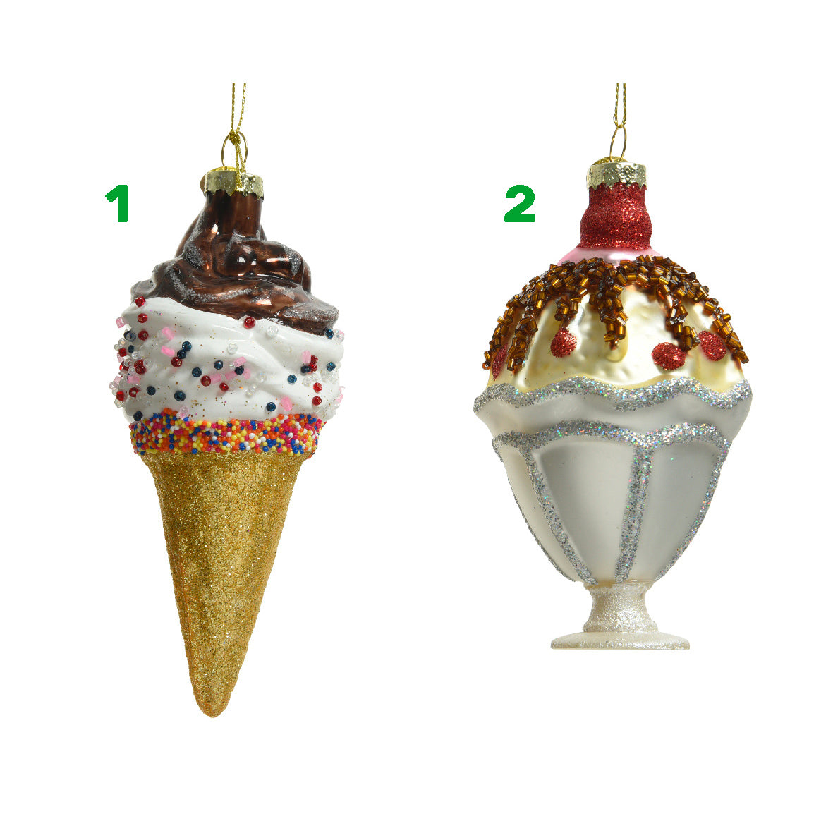 Pendaglio Gelato Cono E Coppa