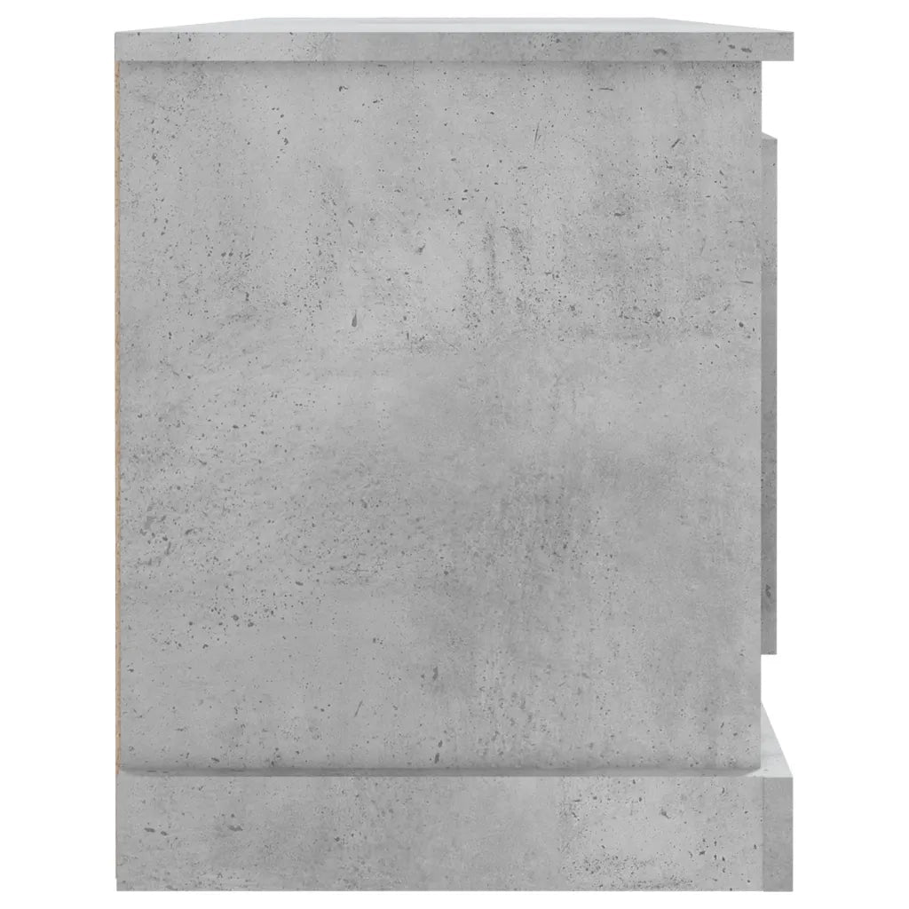 Mobile TV | Armadietto TV | Mobile Porta TV Grigio Cemento 100x35,5x45cm Legno Multistrato