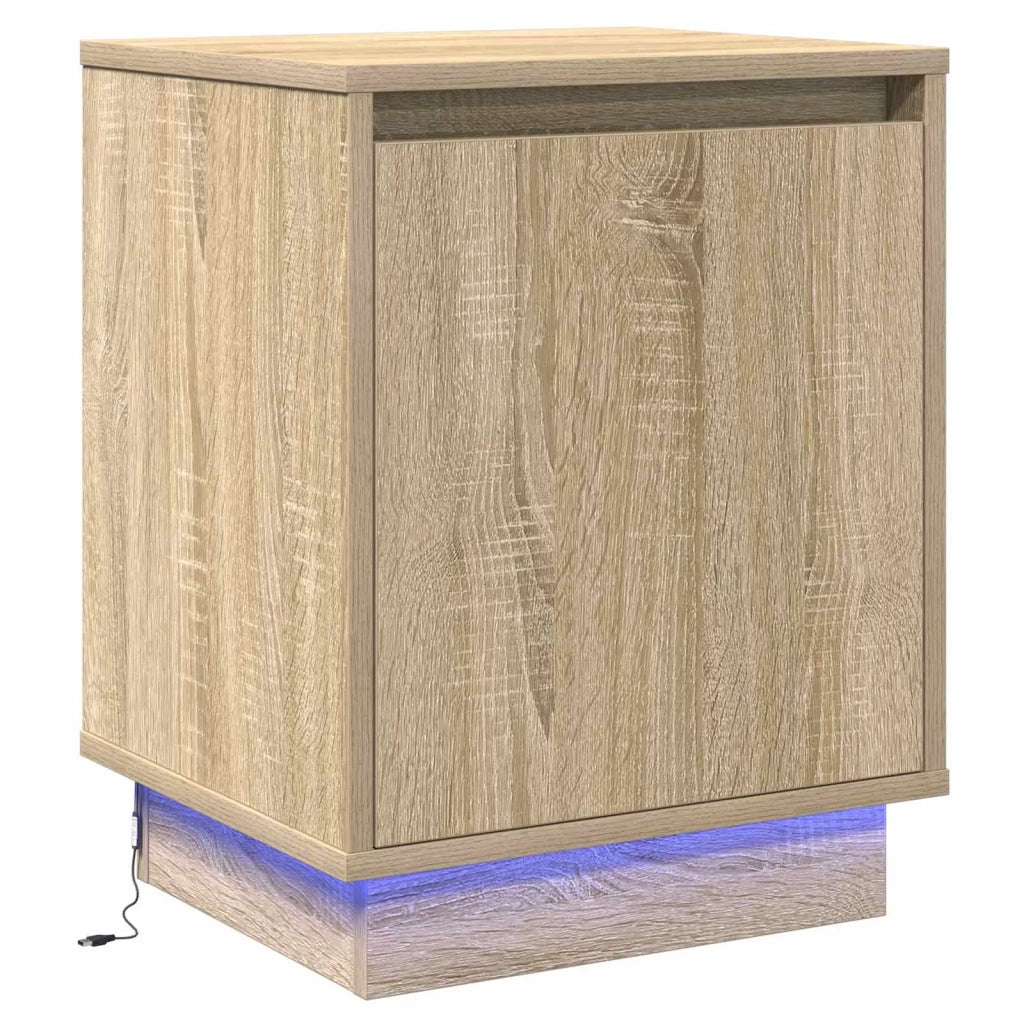 Comodino | Armadio da Notte | Mobiletto da notte Rovere Sonoma 39 x 34,5 x 50 cm