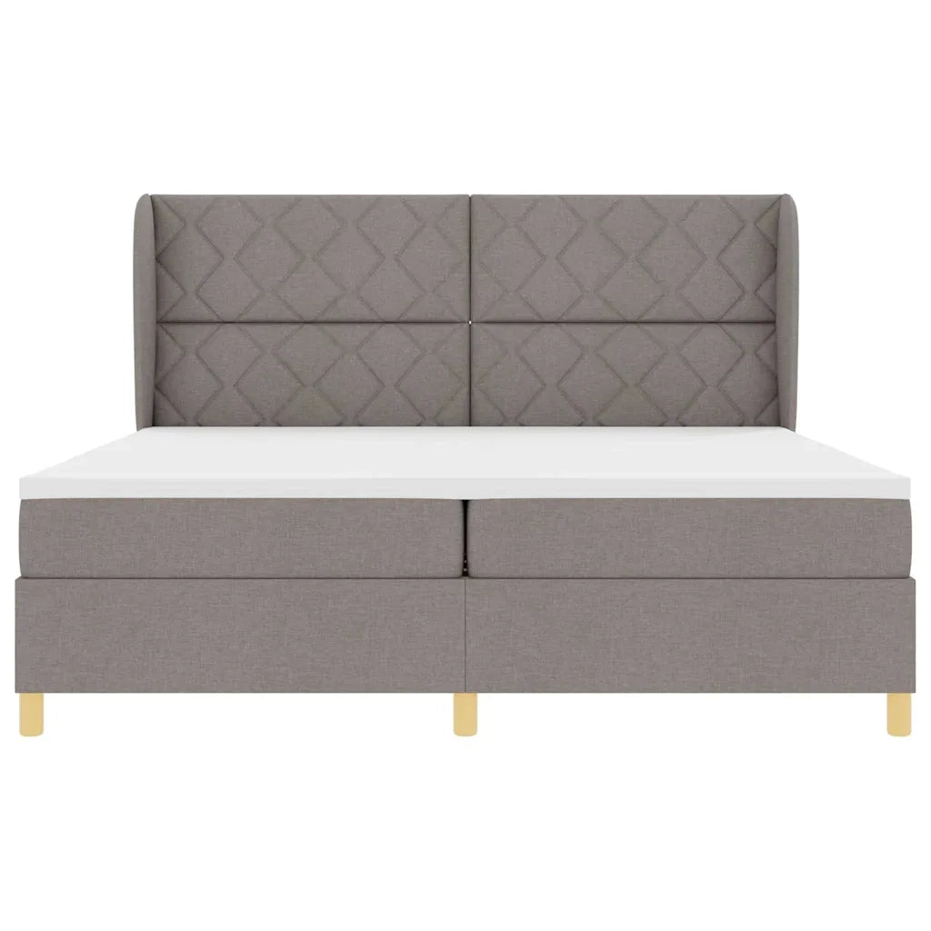 Letto a molle con materasso Talpa 200 x 200 cm Tessuto 3340841