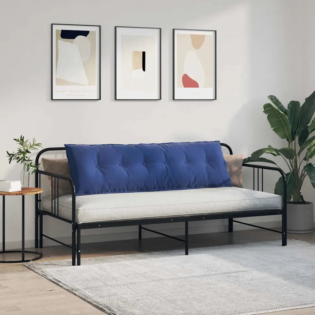 Cuscino per Schiena Blu Polizia 160 x 50 cm Tessuto in Cords