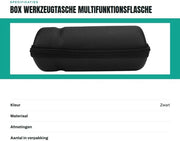 Tas per Fischiare - Peso Leggero - Impermeabile - Portatile - Grande Capacità - Per la Riparazione Bicicletta - Materiale EVA Resistente - Borsa per Bicicletta
