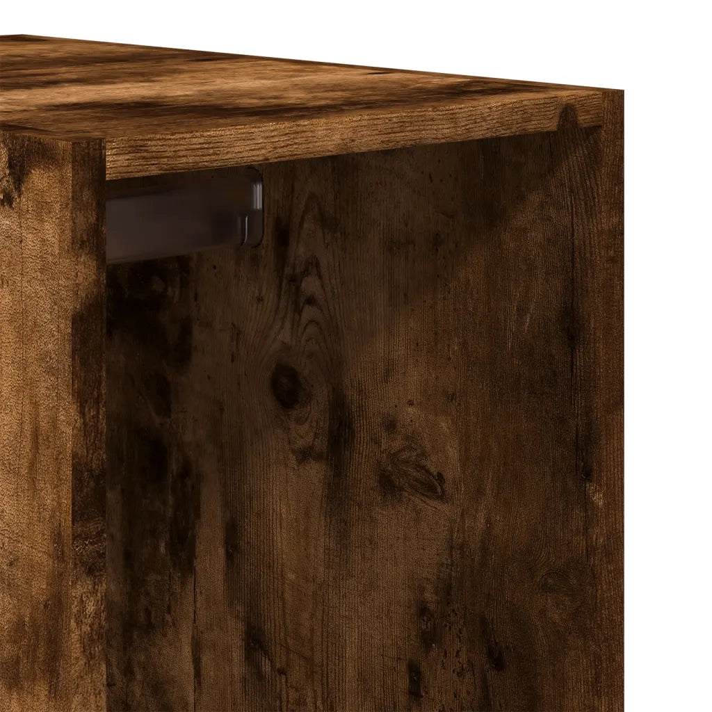 Armadio Rovere Fumo 30x50x200 cm in Legno Multistrato CFW9217761