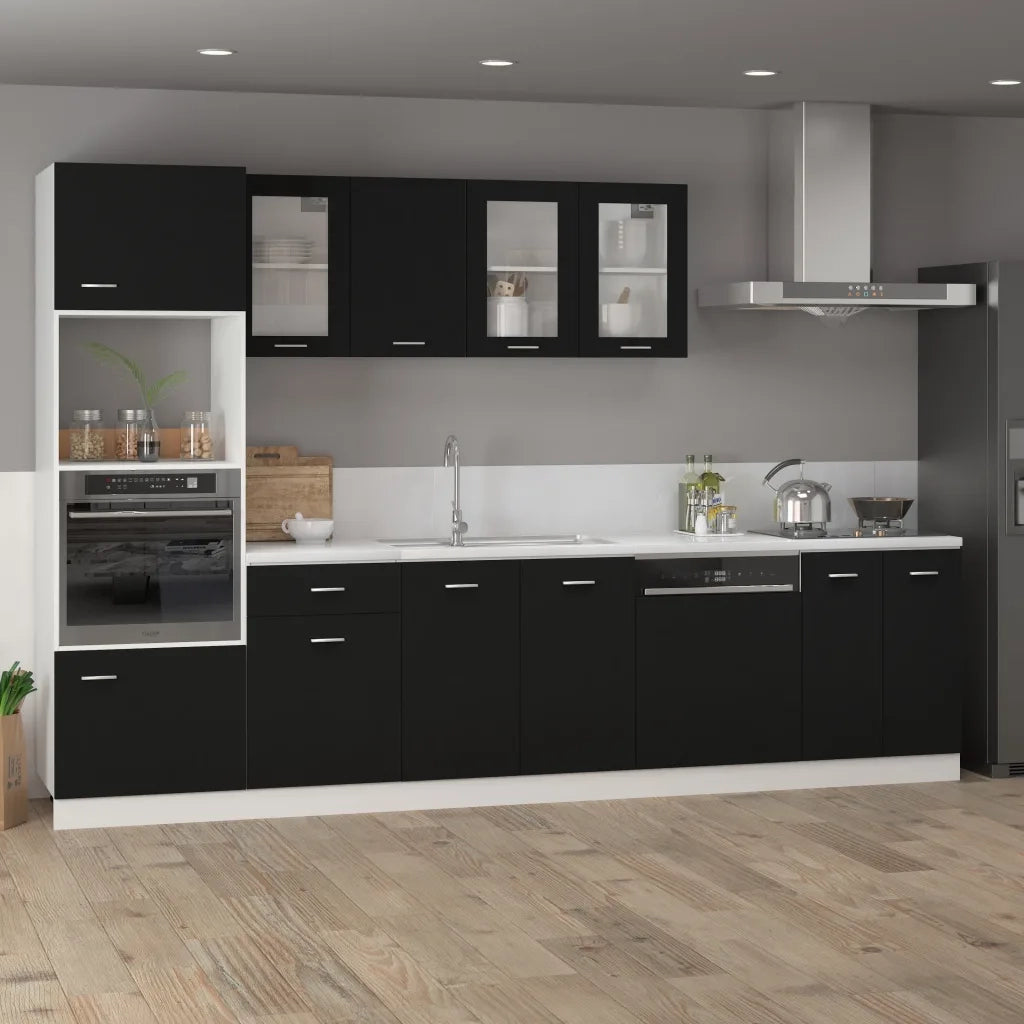 Armadio Inferiore Cassetto Â“LyonÂ” Nero 40x46x81,5cm